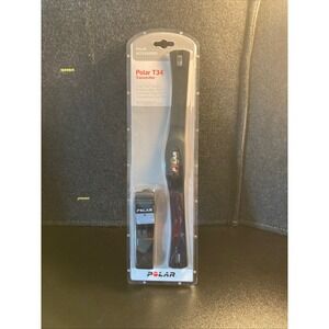 Polar T34 Heart Rate Transmitter Wireless Chest Strap Monitor 392027802 Black M